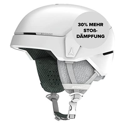 Atomic, Casco da Sci All Mountain, Unisex, Count, Taglia M (55-59 cm), Bianco, AN5005940M