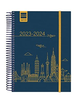 Finocam - Secundaire kalender 2023 2024 1 dag pagina september 2023 - juni 2024 (schooljaar) + juli en augustus samengevat City Catalaans