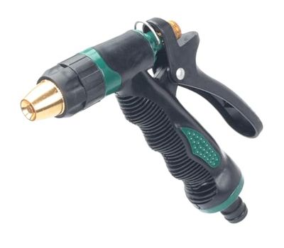 Pistolet d'arrosage - pistolet en métal avec plusieurs positions de jet, robuste et durable, idéal pour jardins et extérieurs. *