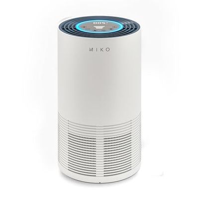 MIKO Luchtontvochtiger, 1000 ml, mini-luchtontvochtiger voor thuis, draagbare en stille luchtontvochtiger [luchtzuivering, tegen schimmel en vocht, 7 led-kleuren], ideaal voor de badkamer