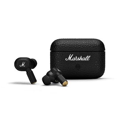 Marshall Motif II ANC, Cuffie Bluetooth con Cancellazione Attiva del Rumore, Auricolari Bluetooth, 30 Ore di Riproduzione, Nero