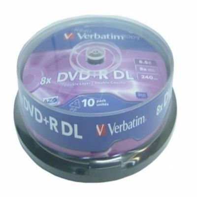 Verbatim DVD+R DL 8,5GB 8X Spindel. 10 Stück geen info