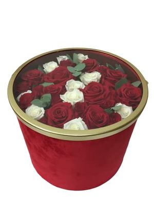 Rose rosse stabilizzate - san valentino - amore - laurea (MEDIA - ROSE BIANCHE E ROSSE)