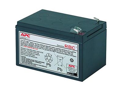 APC, RBC4, Bateria de substituição para UPS compatível com os modelos SC620I e outros, 12 V, cor preta