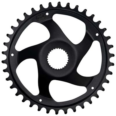 KMC 7 Corona Unisex Adulto, Nero, 38T, Chainline 47.5mm