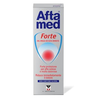 Aftamed Gel Forte indicato per Afte, Stomatiti Aftose, Lesioni del cavo orale - Tubetto da 8ml