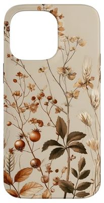 Botanical Vintage Nature Autumn Case for iPhone 14 Pro Max