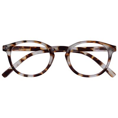 OPULIZE Zen Occhiali Da Lettura Luce Marrone Tartaruga Piccolo Uomo Donna Cerniere Molla R24-1T +2,00
