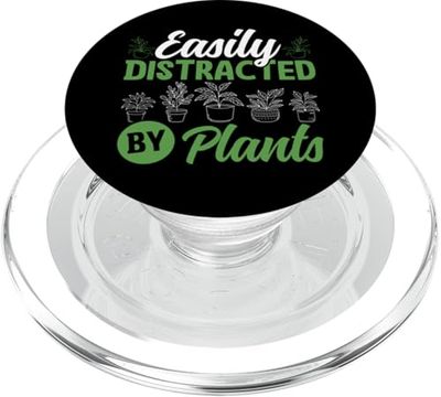 Gardening Potted Plant Easily Distracted By Plants PopSockets PopGrip for MagSafe