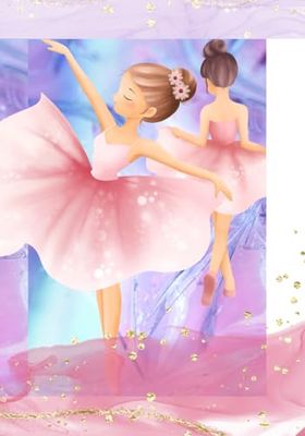 Girly dancer composition notebook |college ruled