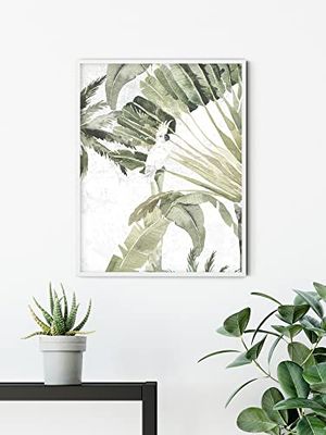 Komar Muurafbeelding - Oiseau Cacadoo - Grootte: 30 x 40 cm - Poster, kunstdruk, decoratie, woonkamer, slaapkamer (zonder lijst)
