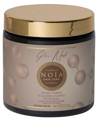 Silk Protein, Hyaluronic Acid & Honey Care Mask - Glow Collection - NOÏA HAIR - 500ML
