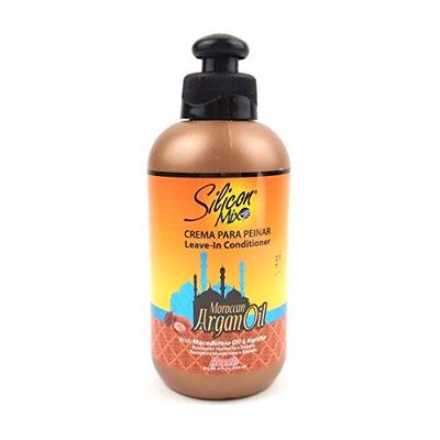 Silicon Mix – Moroccan Argan Oil Leave-In Conditioner – Unisex – 8 fl oz (236 ml) – Nourish, Smooth & Shield with Lightweight Hydration