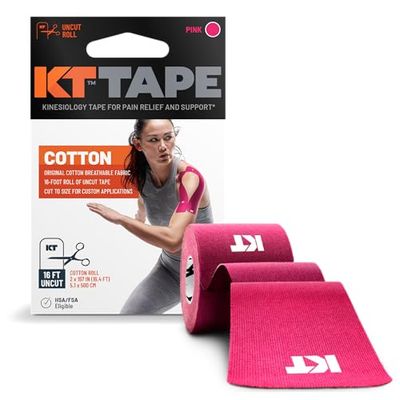 KT Tape - Ruban de kinésiologie Original Non coupé en Coton M Rose