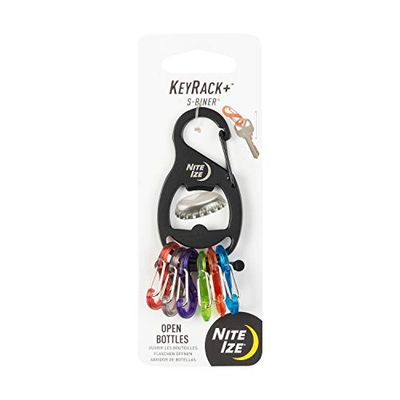 Nite Ize KeyRack+ S-Biner® – Noir, Noir, Taille Unique, Moderne