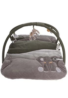 Sterntaler Baby Unisex speelboog baby speelboog hoekig olifant Eddy - speelmat baby, babyspeelgoed, speelgoed - grijs
