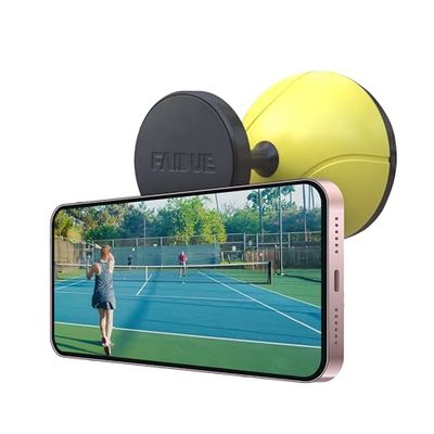 Tennistrainingsapparatuur | Telefoonhekbevestiging voor iPhone/Smartphone | Tennisoefenapparatuur: registreer, stream en herbeleef uw wedstrijden en trainingssessies | Tennisaccessoires voor mannen