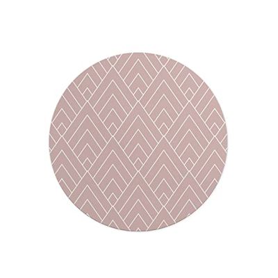 Questo Casa, Round Digital Printed Mouse Pad, Non-Slip Base, for Office and Home, Diameter:22cm