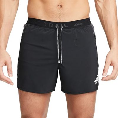 Nike Men's Pantaloncini M Nk DF Secondsunrise 5Bf Shrt, Black/Dk Smoke Grey/White, DV9311-010, 2XL