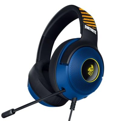 Razer Kraken V3 X - Cuffie da gioco USB cablate edizione Fortnite (cuffie ultraleggere, Driver TriForce da 40 mm, microfono HyperClear, RGB) Fortnite