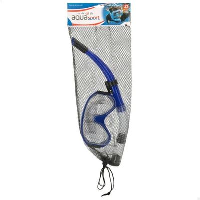 AquaSport 33386 Gafas de Buceo con Tubo, Adultos Unisex, Multicolor, Estandar