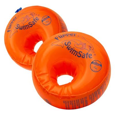 Flipper Swimsafe 1010 - asas de água para bebés a partir de 12 meses, ajuda segura para nadar com núcleo de espuma de PE inquebrável para aprender a nadar