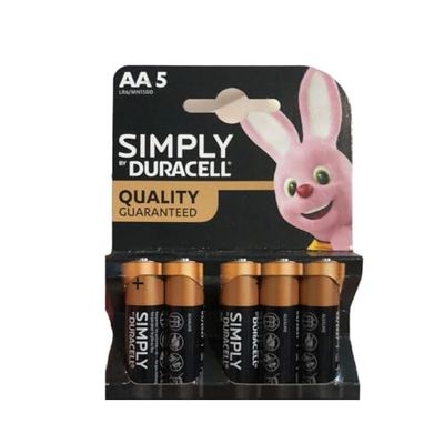 DURACELL SIMPLY AA B5 STILO MN1500 ALKALINA