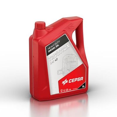CEPSA 528353072 Heavy Duty Diesel Mineral Engine Oil, 5 Liters