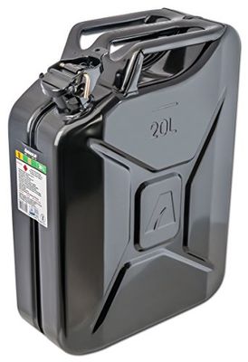 ARNOLD 6011-X1-2002 metalen jerrycan 20L, zwart