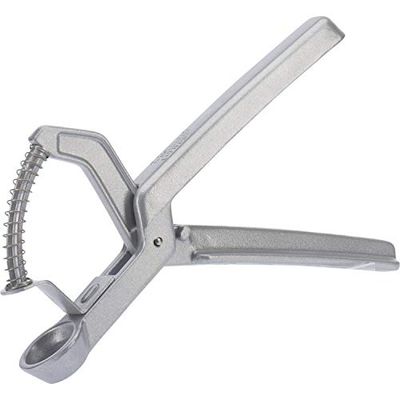 Westmark Dénoyauteur à Olives, Outil à main Pratique avec Ressort, longueur : 16,7 cm, Aluminium/revêtu, Olivus, 40402270