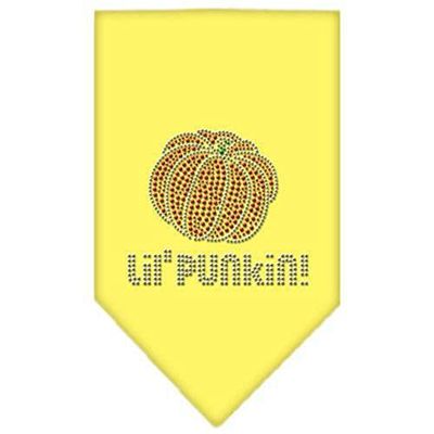 Mirage Lil Punkin - Pañuelo para Perros con Diamantes de imitación, tamaño pequeño, Color Amarillo