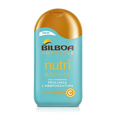 Bilboa, Doposole Nutriente Nutribronze con Vitamina C - Doposole Idratante e Nutriente, Ideale per Mantenere l'Abbronzatura a Lungo - Per Tutti i Tipi di Pelle - Dermatologicamente Testato - 200 ml