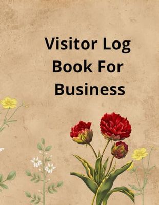 Visitor Log Book For Business
