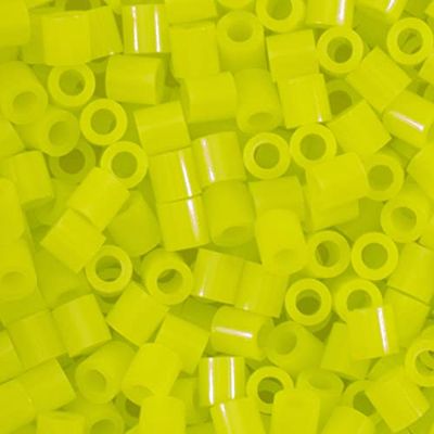 Vaessen Creative Perline a Fusione, Giallo Neon, Set di 1100 Pezzi per i Lavori di Fai-da-te con Bambini, per Creare Gioielli, Decorazioni Fatte in Casa e per Altre Idee Ingegnose