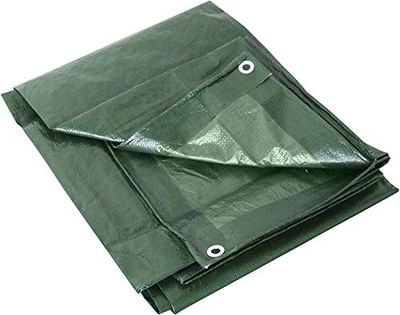 Labor 0300151 & nbsp; Eyelet reinforced PVC tarpaulin, green, 0300153