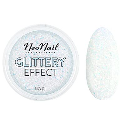NEONAIL Guld blå glitterpulver glittereffekt för naglar