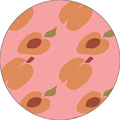Bonateks, Round Digital Printed Mouse Pad, Non-Slip Base, for Office and Home, Diameter:22cm