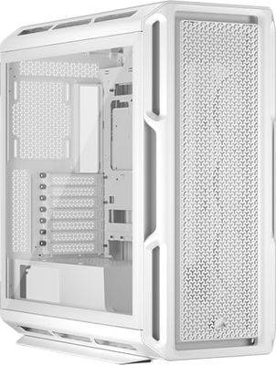 CORSAIR 5000T Mid-Tower ATX PC Case – Removable Front and Roof Airflow Panels, RapidRoute Cable Management System, Spacious Interior, ASUS BTF, MSI Project Zero, Gigabyte Project Stealth – White