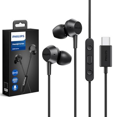 PHILIPS E1105BK HiFi In Ear auricolare Controllo del volume Nero