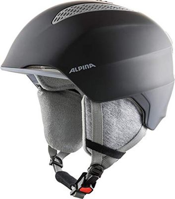 Alpina Grand JR Casco de esquí, Unisex Niños, Black, 51-54 cm