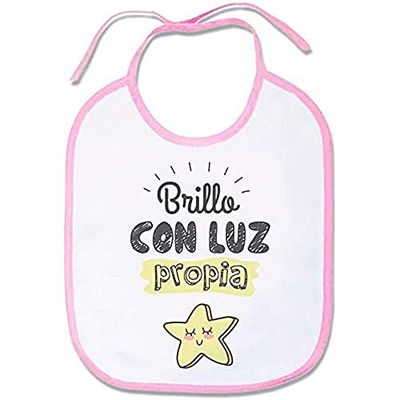 Supermolon 00709 Babyslabbetje met veters, pastelroze, uniseks