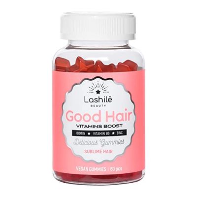 LASHILÉ BEAUTY - Hair Growth - Good Hair Vitamins - 1 Month Supply: Each Bottle Contains 60 Gummies