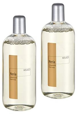 KEUCO Skumtvål set om 2, doft Neria, innehåll 2 x 500 ml, pH-neutral, lämplig för skumtvåldispenser Elegance (16049 och 11653), plan (14957)