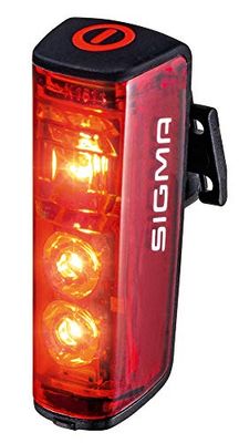 SIGMA Luce Posteriore Bici BLAZE FLASH Ricaricabile Luce Bici Posteriore con Regolazione Automatica Delle Luci E Funzione Luce Freno Ideale per Luce Posteriore Bici Da Corsa e come MTB