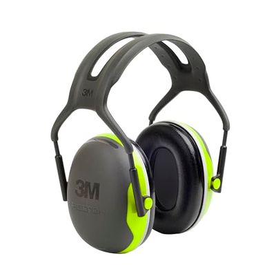 3M PELTOR X4A Orejeras de diadema, alta visibilidad