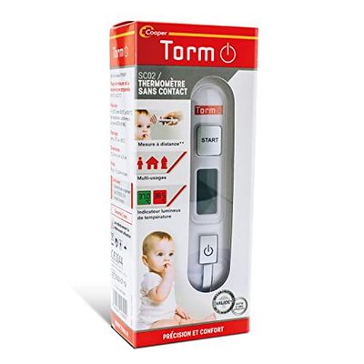 TORM - Contactloze thermometer – temperatuurmeting – infraroodtechnologie – premium thermometer – 1 eenheid