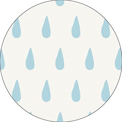 Bonateks, Ronde digitaal bedrukte muismat, antislip onderkant, voor kantoor en thuis, diameter: 22 cm
