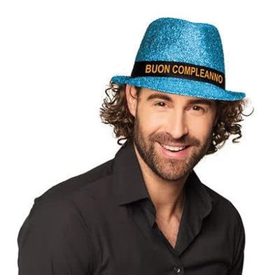 Mifiesta Sombrero Feliz Cumpleaños Azul
