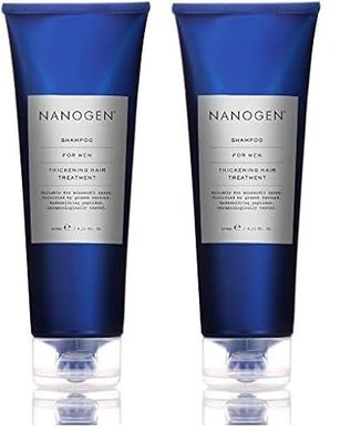 NANOGEN Thickening Hair Treatment Shampoo for Men 240ml (Pack of 2)