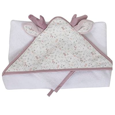 DOMIVA -Coffret Sortie DE Bain + Gant Lilas